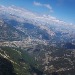 Flugwegposition um 11:37:21: Aufgenommen in der Nähe von Département Hautes-Alpes, Frankreich in 3201 Meter